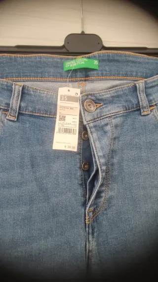 Jeans Benetton Uomo Tg 35 skinny