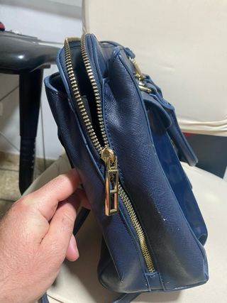 Bolso grande portadocumentos azul
