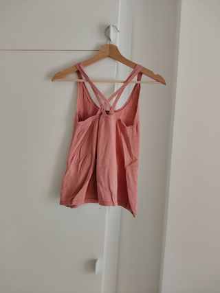 Top Mango Rosa Talla S Nuevo