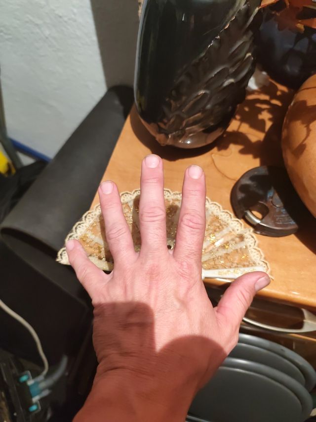 Abanico de encaje mini