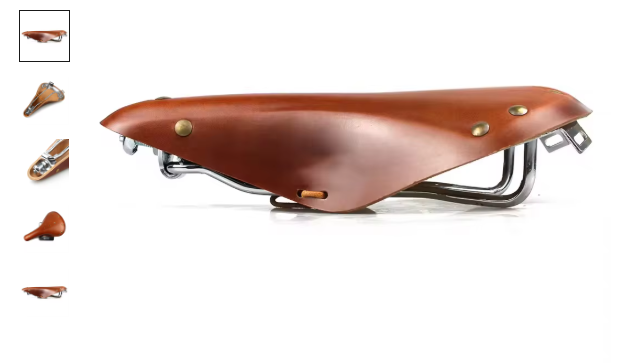 Sillín Bicicleta Cuero Piel Tipo Brooks B17 Nuevo