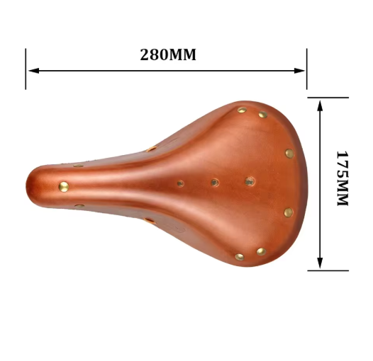 Sillín Bicicleta Cuero Piel Tipo Brooks B17 Nuevo