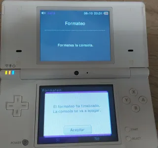 Nintendo DS Lite Blanca + 3 Juegos