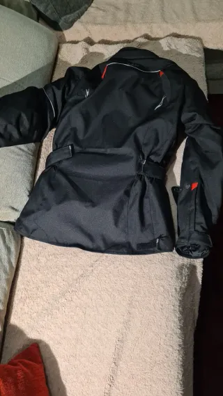 Chaqueta Moto Mujer Negra