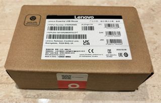 Ratón Lenovo USB Negro y Rojo