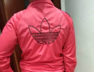 Sudadera Adidas Fucsia Chica