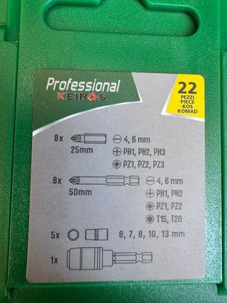Set Utensili 22 Pezzi