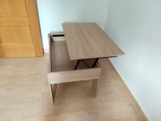 Mesa plegable de madera