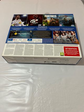 PS4 Slim 1TB con Caja, 2 Mandos y 8 juegos.