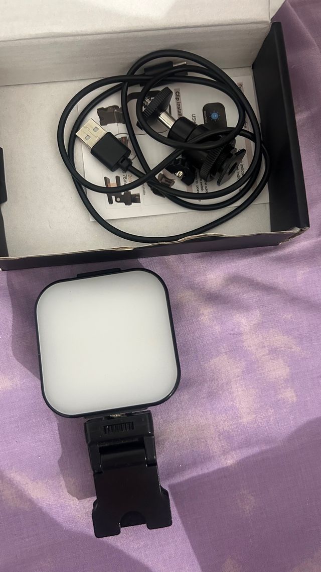 Aro de luz LED para móvil