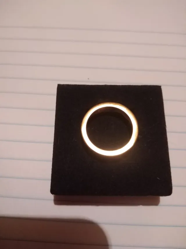 Anillo corona plata y plata dorada