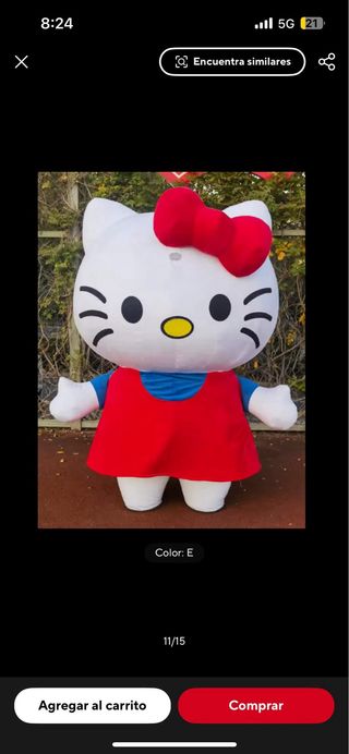 Disfraz Hello Kitty Hinchable Gigante
