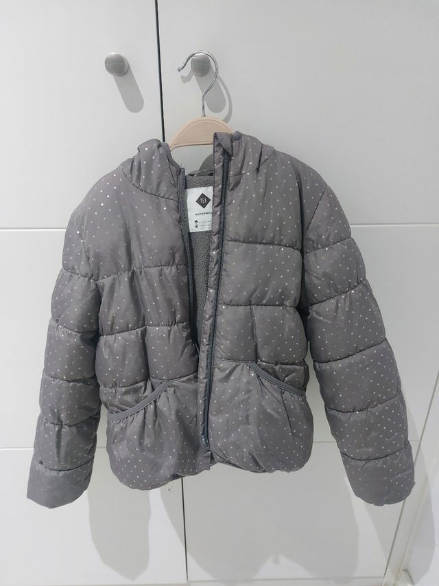 Abrigo niña talla 7-8 estrellas