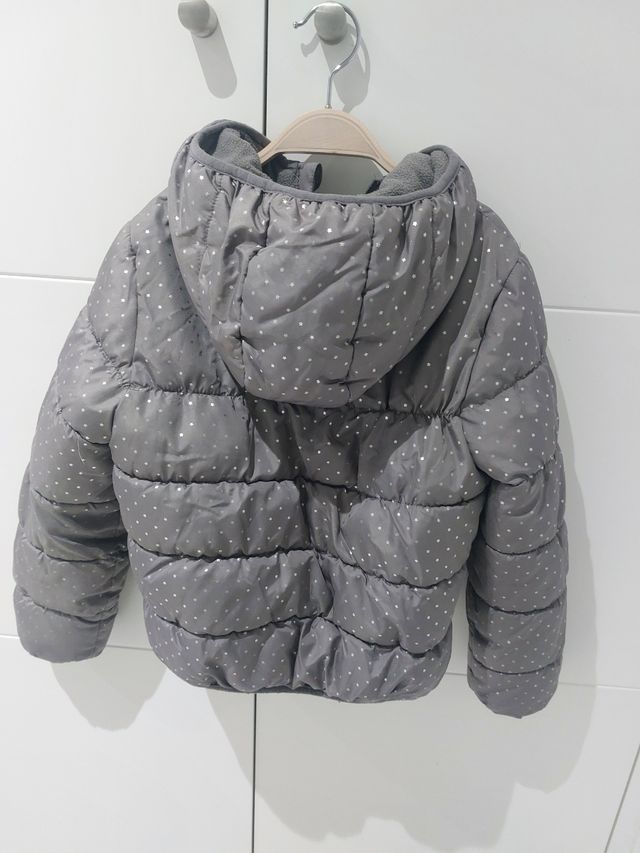 Abrigo niña talla 7-8 estrellas