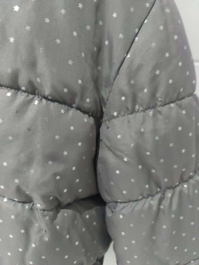 Abrigo niña talla 7-8 estrellas