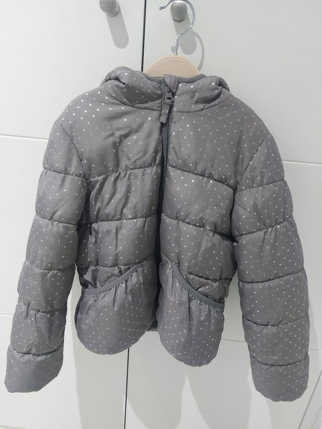 Abrigo niña talla 7-8 estrellas