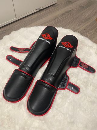 Espinilleras Custom Fighter Talla L