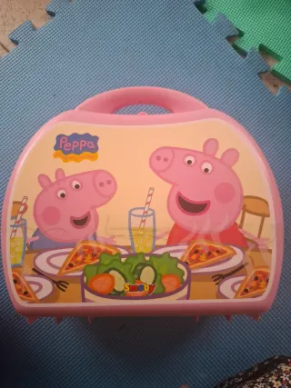  Peppa Pig Maletín Comida,casita, caravana y pizza