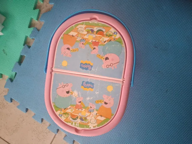 Peppa Pig Maletín Comida,casita, caravana y pizza