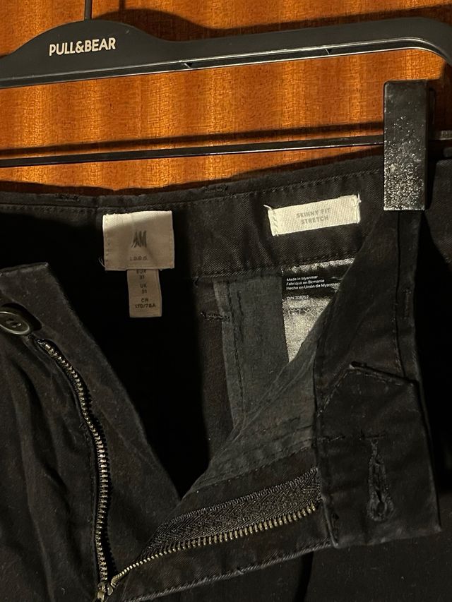 Pantalón largo H&M negro