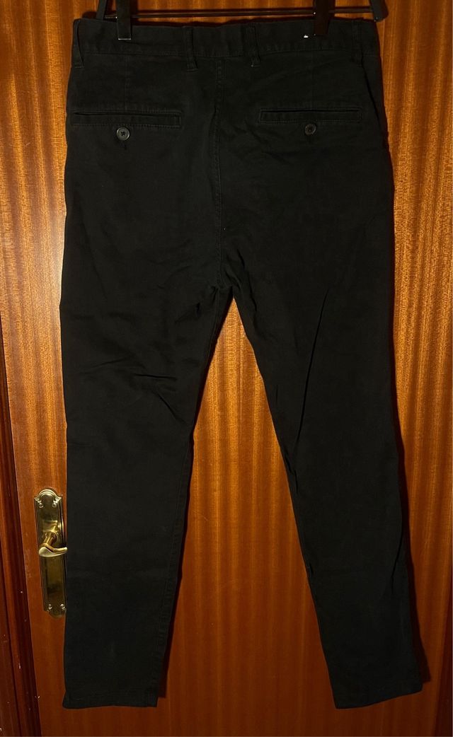 Pantalón largo H&M negro
