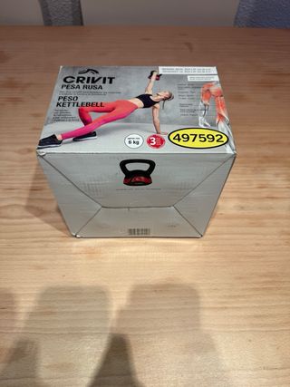 Kettlebell Crivit 6 kg Pesa Rusa NUEVA