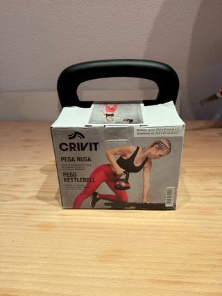 Kettlebell Crivit 6 kg Pesa Rusa NUEVA