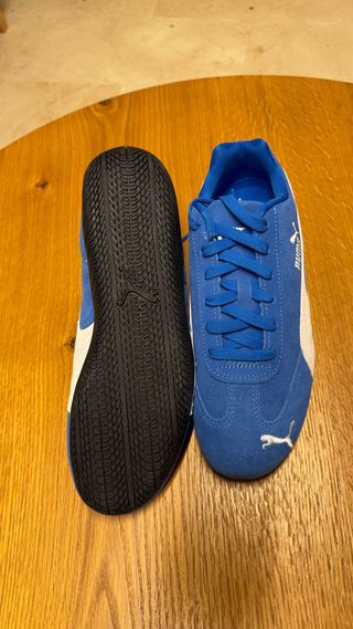 Zapatillas Puma SpeedCat Azules y Blancas
