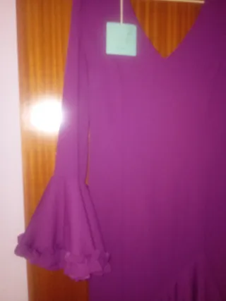 Traje de flamenca buganvilla 