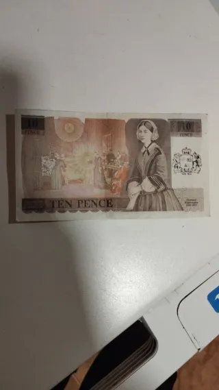 Billete 10 Pence Residence's Bank