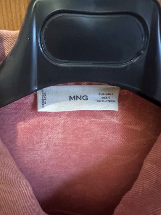 Cazadora vaquera rosa efecto lavado
