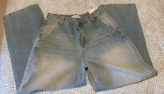 Pantalones Baggy Loose Stradivarius Talla 40