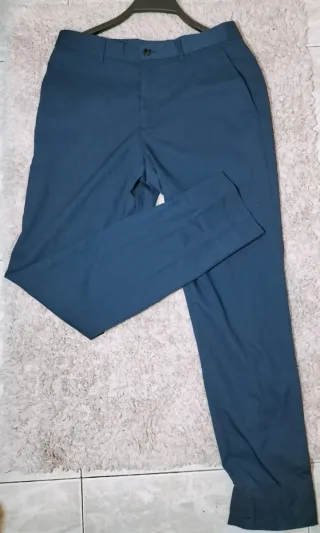 Chaqueta de traje azul marino ZARA