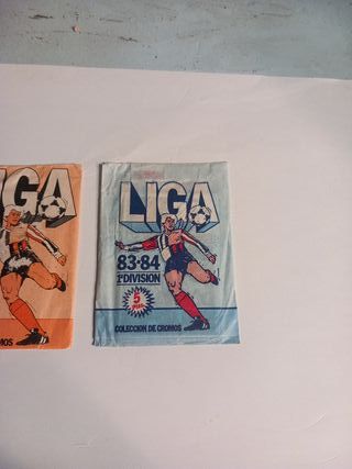 2 Sobres Cromos Fútbol LIGA 83-84