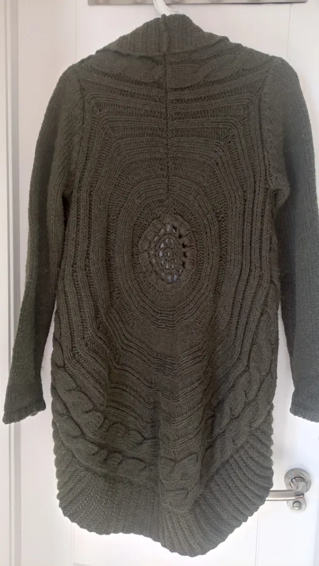 Cárdigan Zara mujer verde oliva