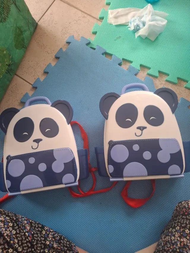 Mochila Dora y Mochipanda Morada