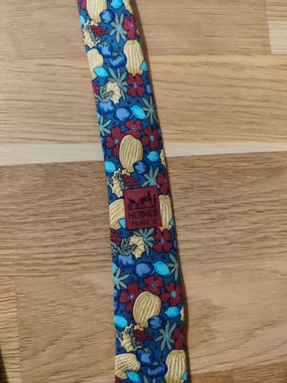 Corbata Hermes Paris Seda Multicolor
