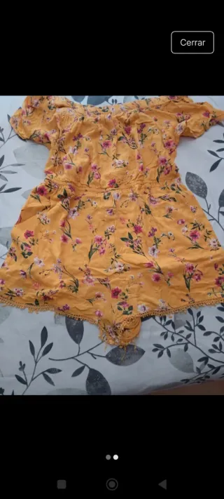 Mono corto floral talla M