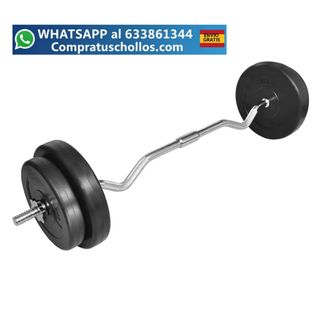 Barra Curl 30Kg Musculación