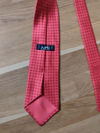 Corbata Hermes Paris Rosa