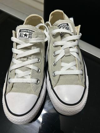 Converse bajas verde menta