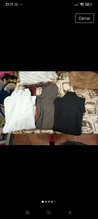 Lote 3 jerséis cuello alto M&S XXL