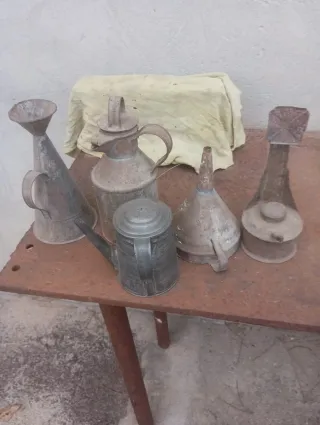 Lote Utensilios Cocina Antiguos de chapa