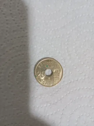 Moneda 25 Pesetas Sevilla 1992