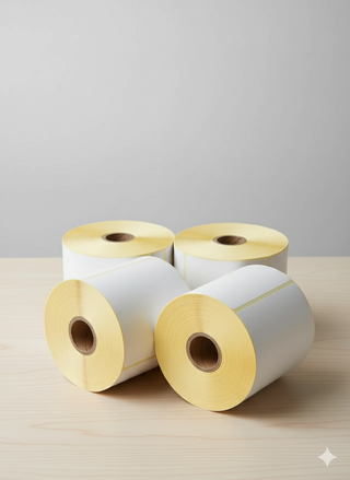 4 Rollos Etiquetas Térmicas Impresora (2.000 uds.)