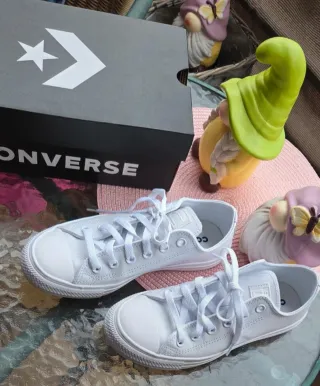 Zapatillas Converse Piel Blancas