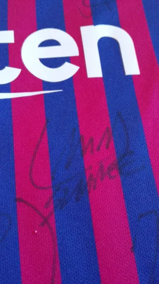 Camiseta FC Barcelona Messi 10 Firmada
