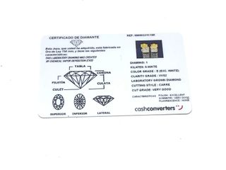 pendientes oro 18k con piedra con diamante de laboratorio