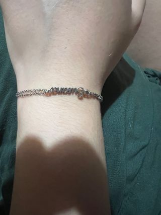 Pulsera de plata con nombre Susana