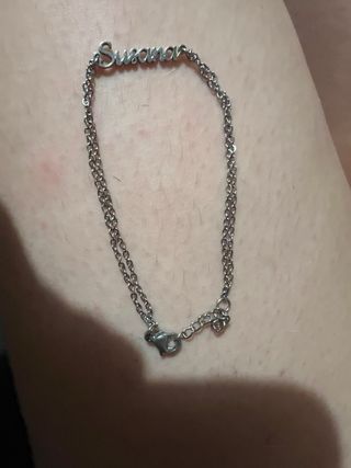 Pulsera de plata con nombre Susana
